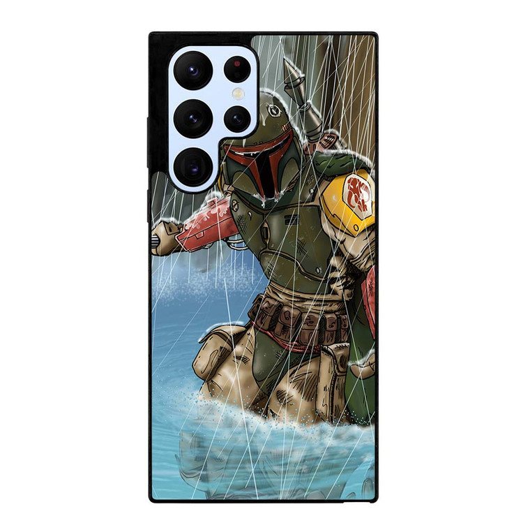 BOBA FETT STAR WARS CARTOON Samsung Galaxy S22 Ultra Case Cover