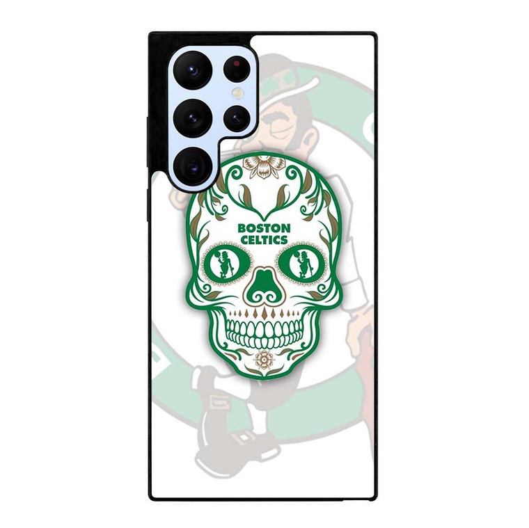 BOSTON CELTICS BASKET SKULL Samsung Galaxy S22 Ultra Case Cover BOSTON CELTICS BASKET SKULL Samsung Galaxy S22 Ultra Case Cover