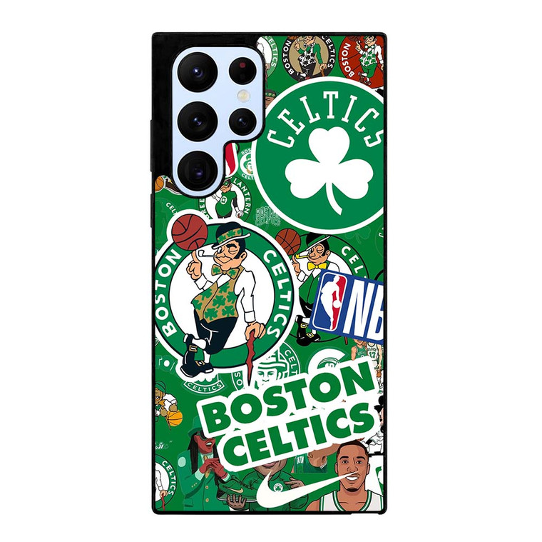 BOSTON CELTICS NBA STICKER BOMB Samsung Galaxy S22 Ultra Case Cover BOSTON CELTICS NBA STICKER BOMB Samsung Galaxy S22 Ultra Case Cover