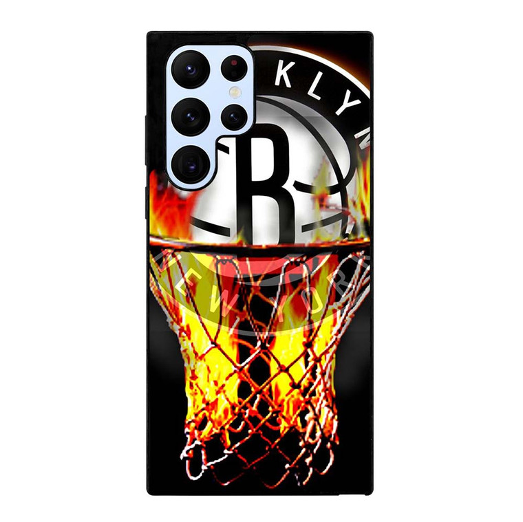 BROOKLYN NETS BASKETBALL RING Samsung Galaxy S22 Ultra Case Cover
