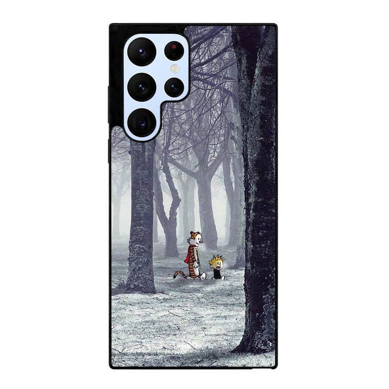 CALVIN AND HOBBES CARTOON Samsung Galaxy S22 Ultra Case Cover