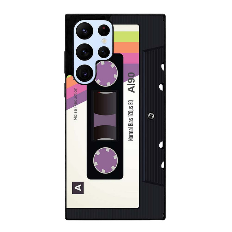 CASSETTE TAPE RETRO Samsung Galaxy S22 Ultra Case Cover CASSETTE TAPE RETRO Samsung Galaxy S22 Ultra Case Cover