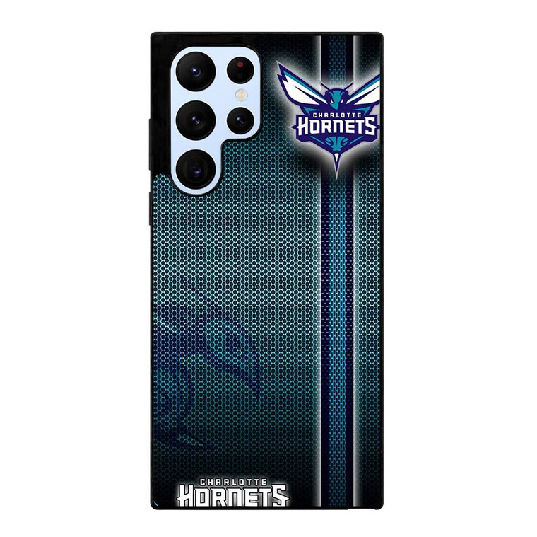 CHARLOTTE HORNETS METAL LOGO Samsung Galaxy S22 Ultra Case Cover