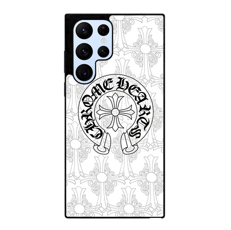 CHROME HEARTS WHITE Samsung Galaxy S22 Ultra Case Cover CHROME HEARTS WHITE Samsung Galaxy S22 Ultra Case Cover