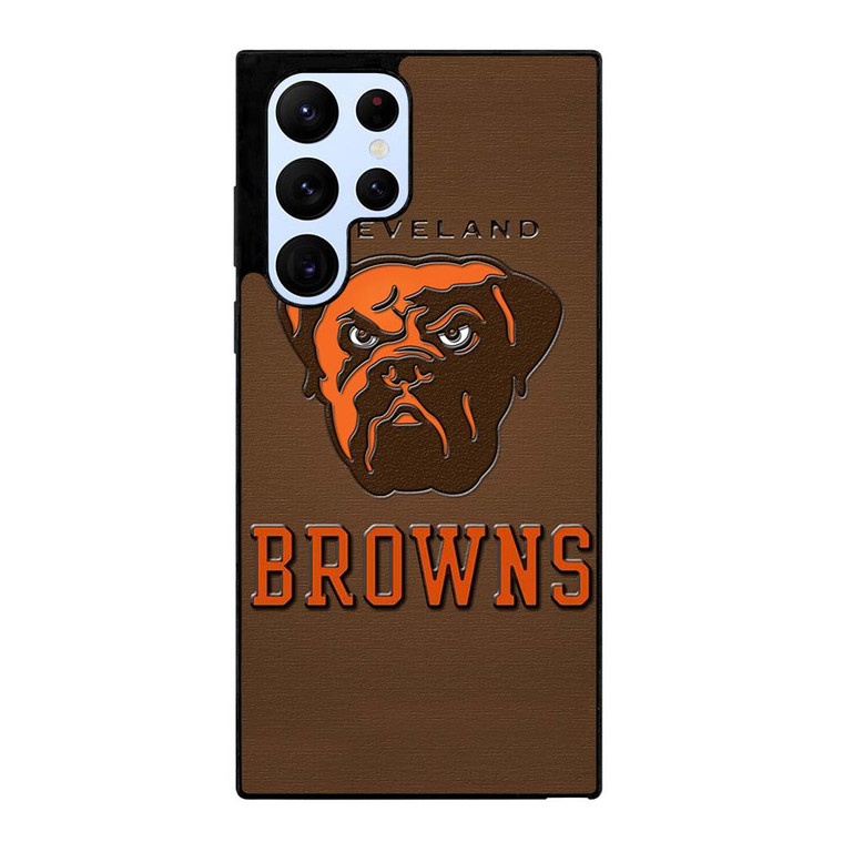CLEVELAND BROWNS DOG NFL MASCOT Samsung Galaxy S22 Ultra Case Cover