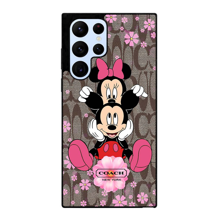 COACH MICKEY and MINNIE MOUSE Samsung Galaxy S22 Ultra Case Cover
