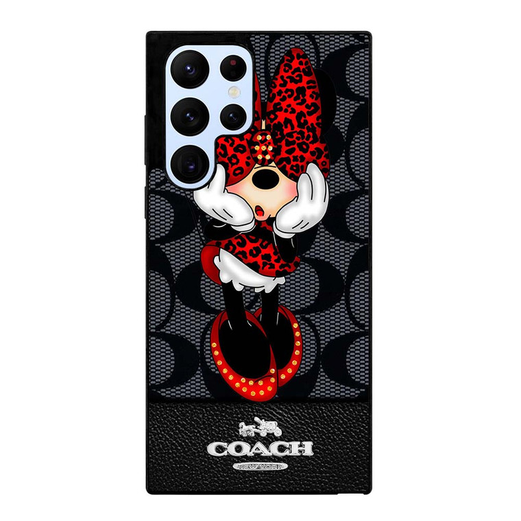 COACH MINNIE MOUSE 2 Samsung Galaxy S22 Ultra Case Cover