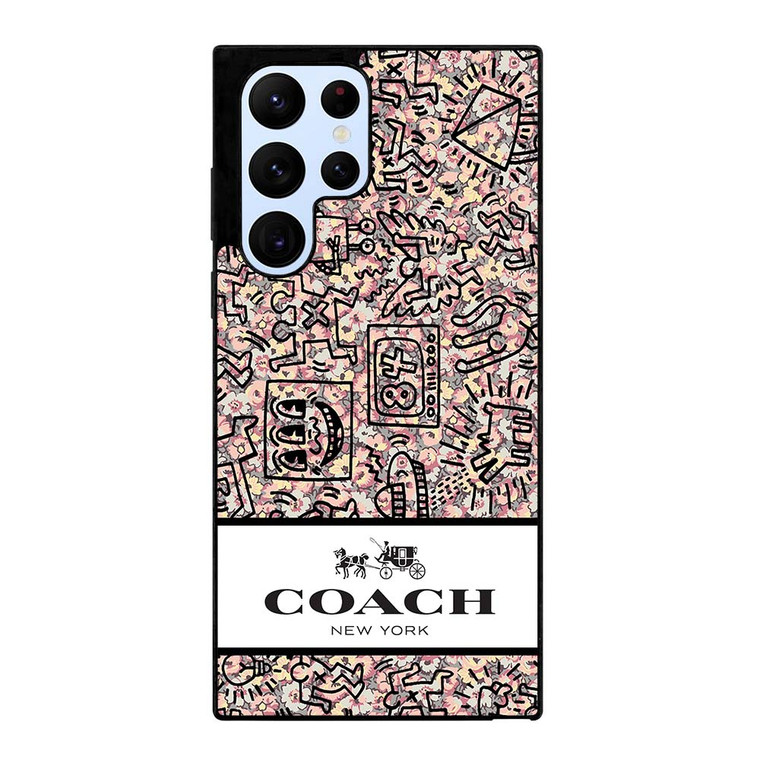 COACH NEW YORK ABSTRACK Samsung Galaxy S22 Ultra Case Cover