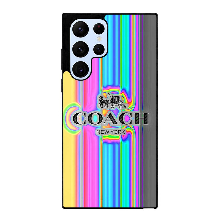 COACH NEW YORK ART Samsung Galaxy S22 Ultra Case Cover