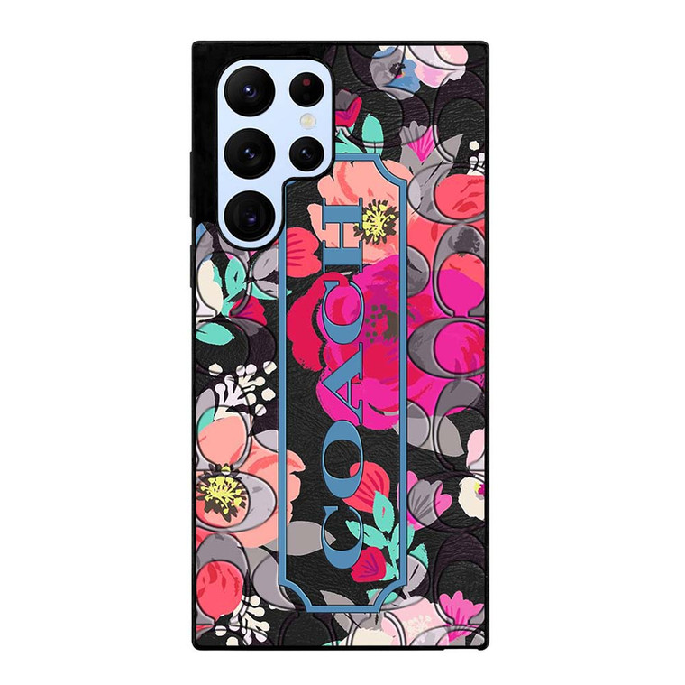COACH NEW YORK FLOWER Samsung Galaxy S22 Ultra Case Cover