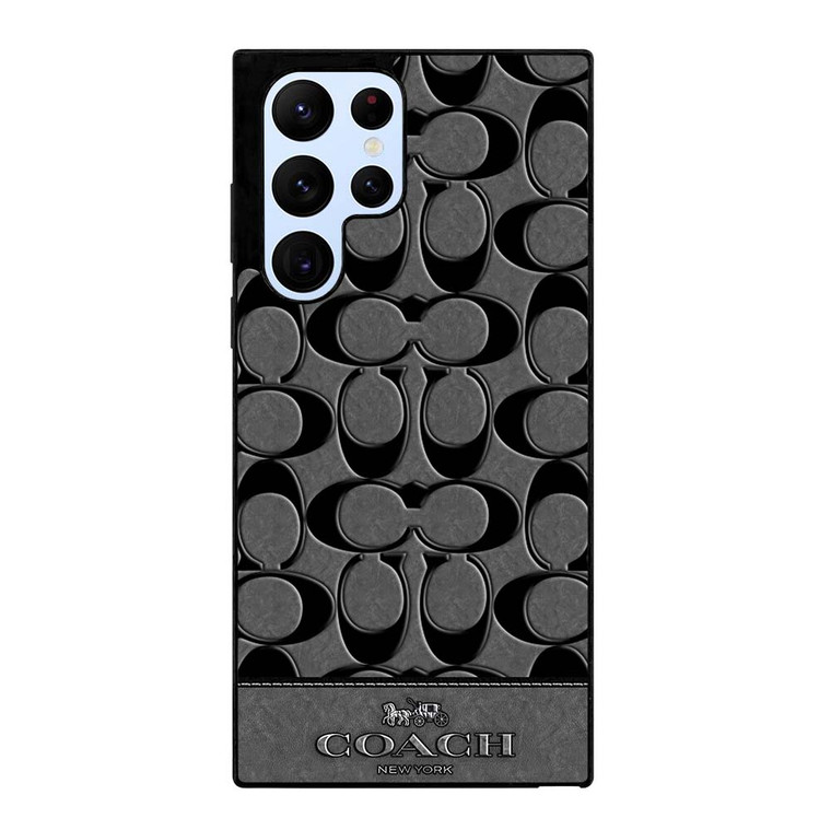 COACH NEW YORK GREY Samsung Galaxy S22 Ultra Case Cover