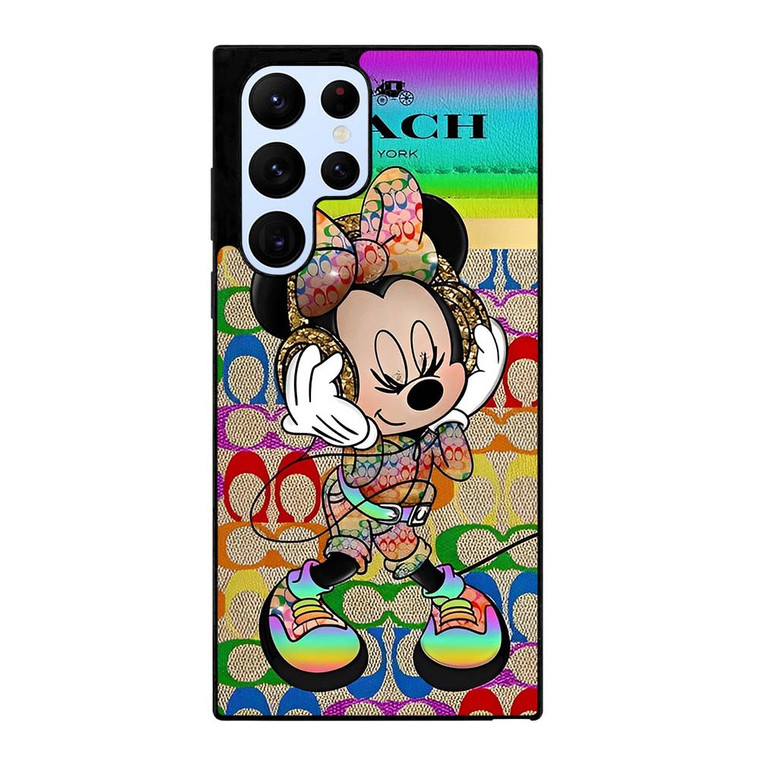 COACH RAINBOW MICKEY Samsung Galaxy S22 Ultra Case Cover