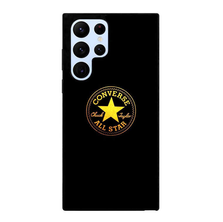 CONVERSE ALL STAR GOLD LOGO Samsung Galaxy S22 Ultra Case Cover
