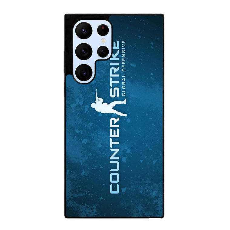 COUNTER STRIKE CSGO LOGO BLUE Samsung Galaxy S22 Ultra Case Cover