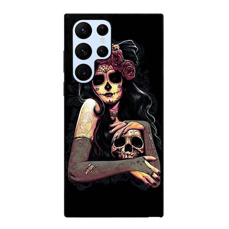 DAY OF THE DEAD ART Samsung Galaxy S22 Ultra Case Cover