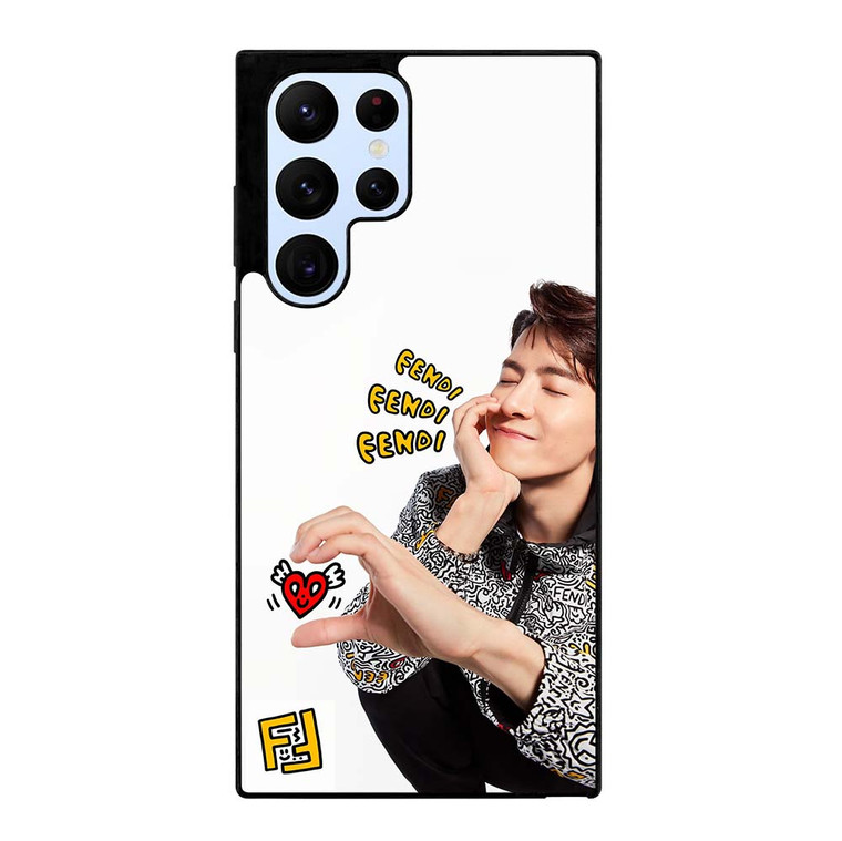 FENDI ROMA JACKSON WANG GOT7 Samsung Galaxy S22 Ultra Case Cover