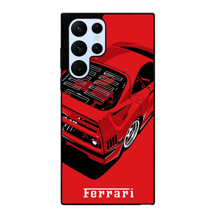 FERRARI F40 ILLUSTRATION Samsung Galaxy S22 Ultra Case Cover