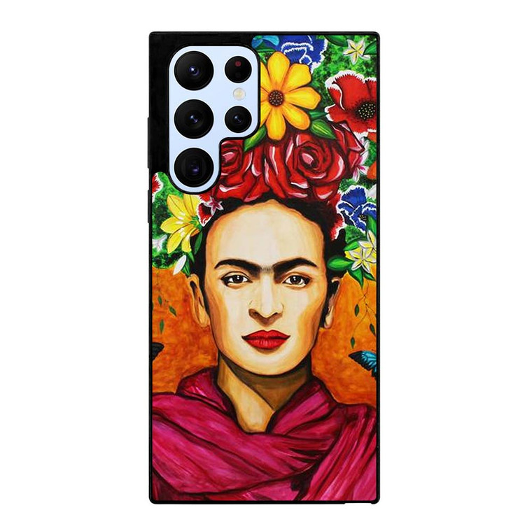 FRIDA KAHLO FLORAL ART Samsung Galaxy S22 Ultra Case Cover