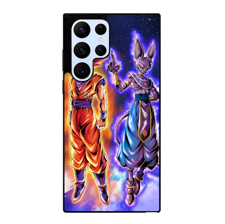 GOKU VS BEERUS DRAGON BALL Samsung Galaxy S22 Ultra Case Cover