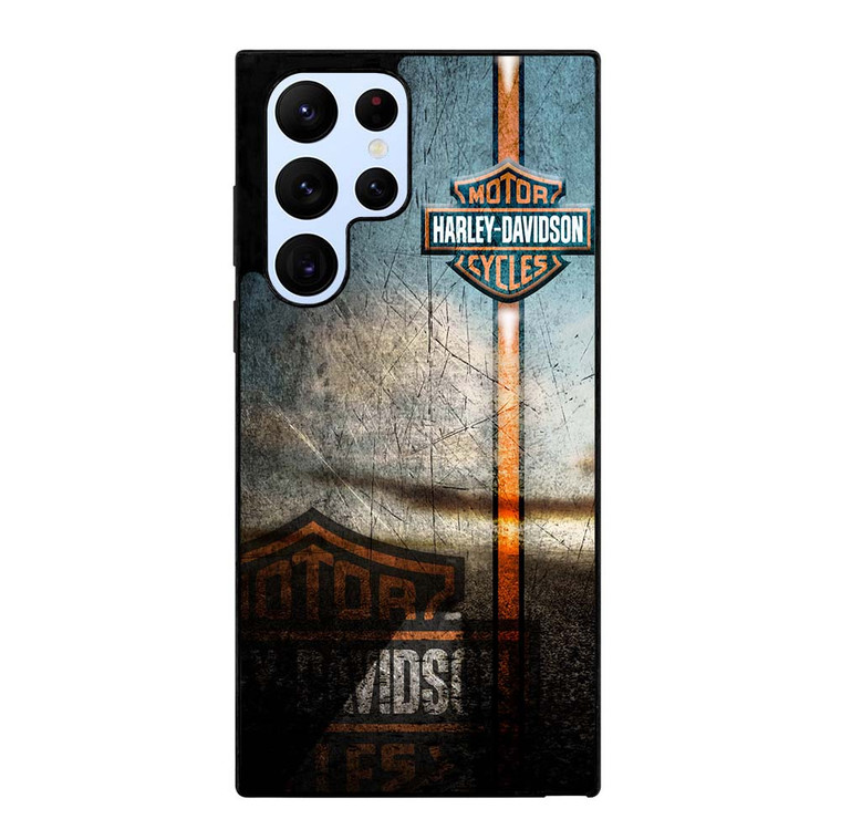 HARLEY DAVIDSON GRUNGE LOGO Samsung Galaxy S22 Ultra Case Cover