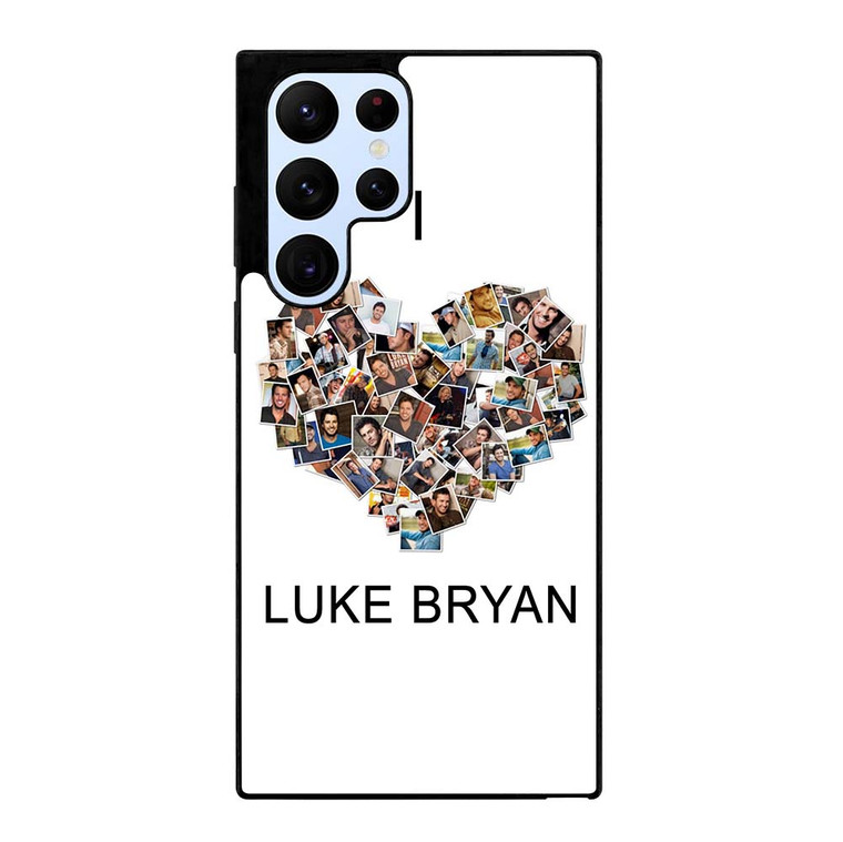 I LOVE LUKE BRYAN COLLAGE Samsung Galaxy S22 Ultra Case Cover