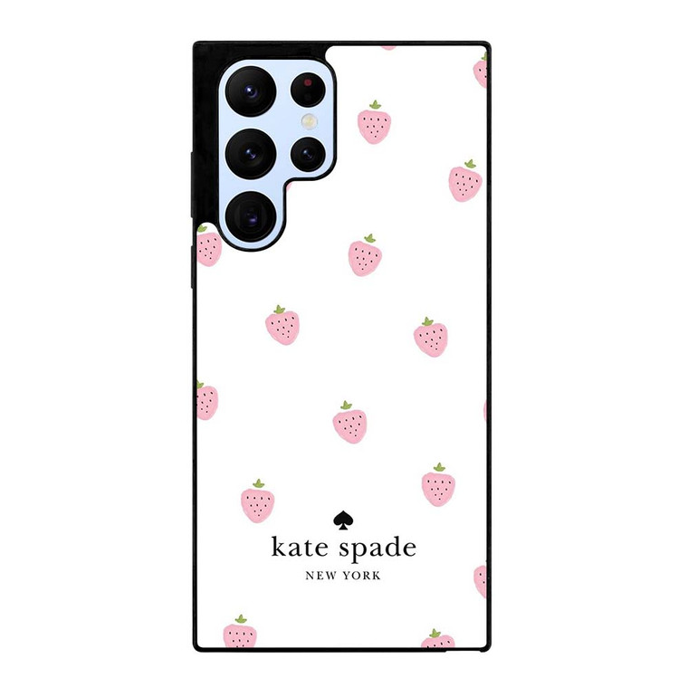 KATE SPADE NEW YORK PINK STRAWBERRY Samsung Galaxy S22 Ultra Case Cover KATE SPADE NEW YORK PINK STRAWBERRY Samsung Galaxy S22 Ultra Case Cover
