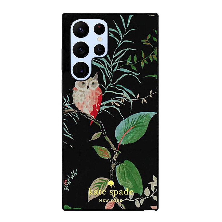 KATE SPADE OWLISH BLACK Samsung Galaxy S22 Ultra Case Cover