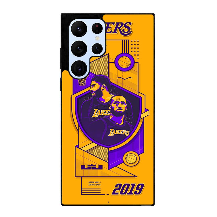 LA LAKERS LEBRON JAMES & ANTHONY DAVIS Samsung Galaxy S22 Ultra Case Cover LA LAKERS LEBRON JAMES & ANTHONY DAVIS Samsung Galaxy S22 Ultra Case Cover