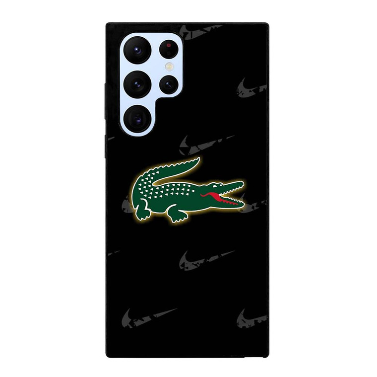 LACOSTE X NIKE PATTERN Samsung Galaxy S22 Ultra Case Cover LACOSTE X NIKE PATTERN Samsung Galaxy S22 Ultra Case Cover