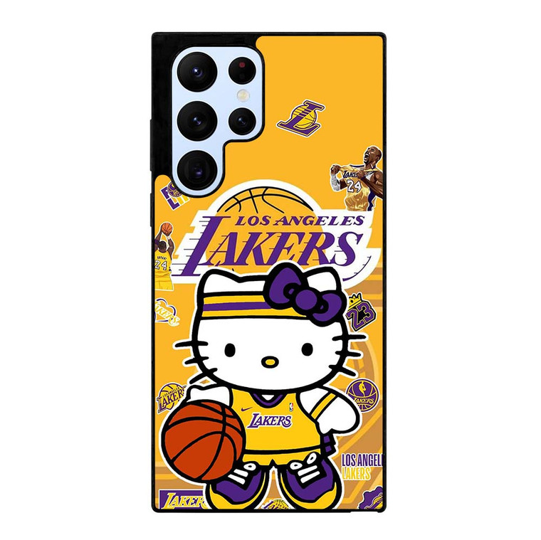 LAKERS HELLO KITTY Samsung Galaxy S22 Ultra Case Cover