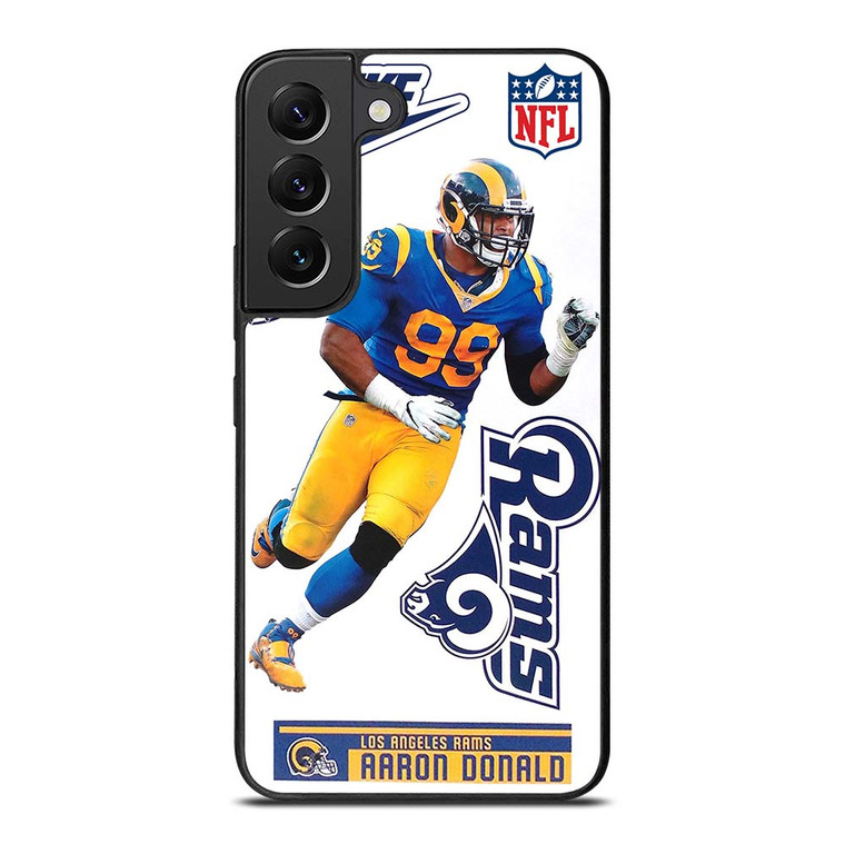 AARON DONALD LOS ANGELES RAMS NFL Samsung Galaxy S22 Plus Case Cover