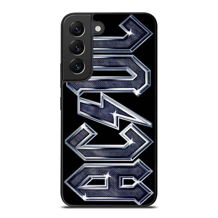 ACDC METAL CARBON LOGO Samsung Galaxy S22 Plus Case Cover