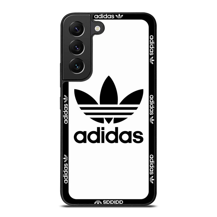 ADIDAS TREFOIL ROUND WHITE Samsung Galaxy S22 Plus Case Cover