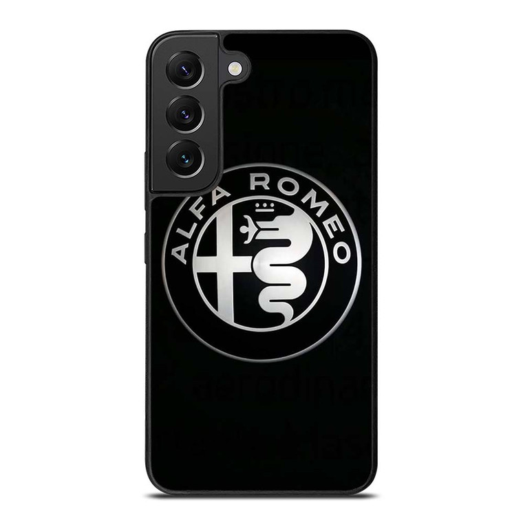 ALFA ROMEO METAL BLACK Samsung Galaxy S22 Plus Case Cover ALFA ROMEO METAL BLACK Samsung Galaxy S22 Plus Case Cover