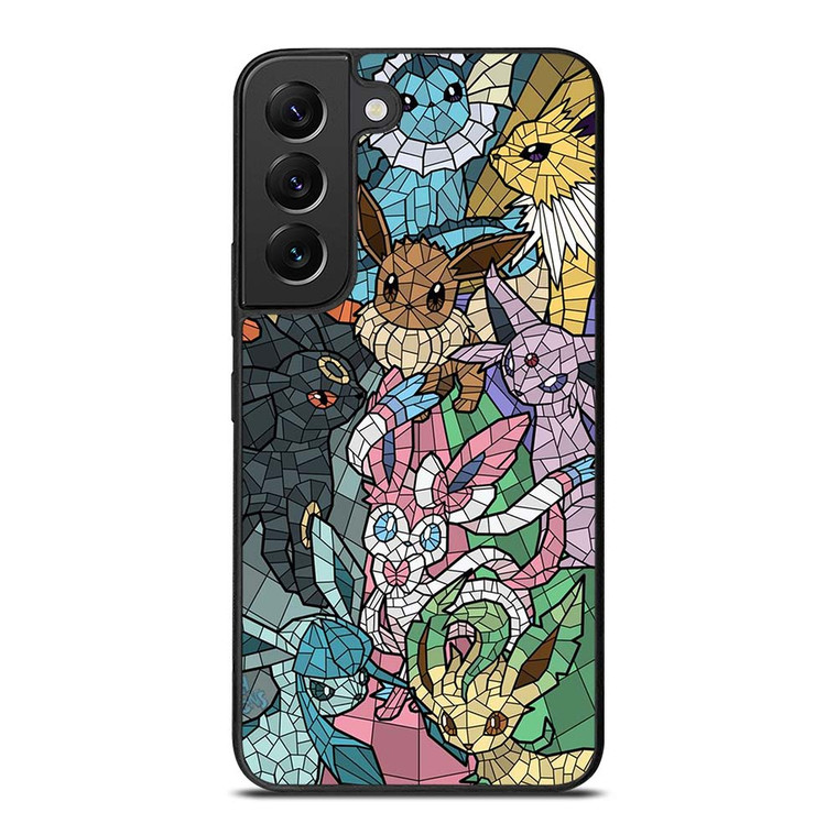 ALL POKEMON EEVEE MOZAIC Samsung Galaxy S22 Plus Case Cover