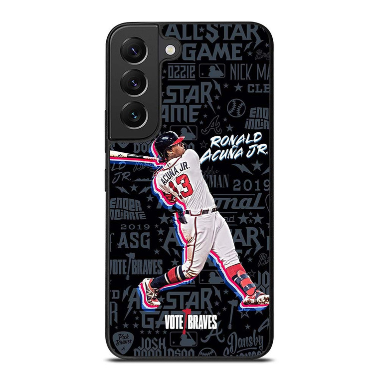 ATLANTA BRAVES ACUNA SHOOT WALL Samsung Galaxy S22 Plus Case Cover