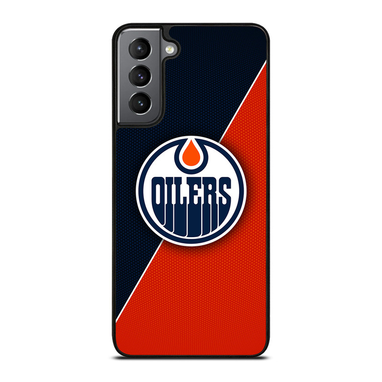 EDMONTON OILERS NHL HOCKEY LOGO Samsung Galaxy S21 Plus Case Cover