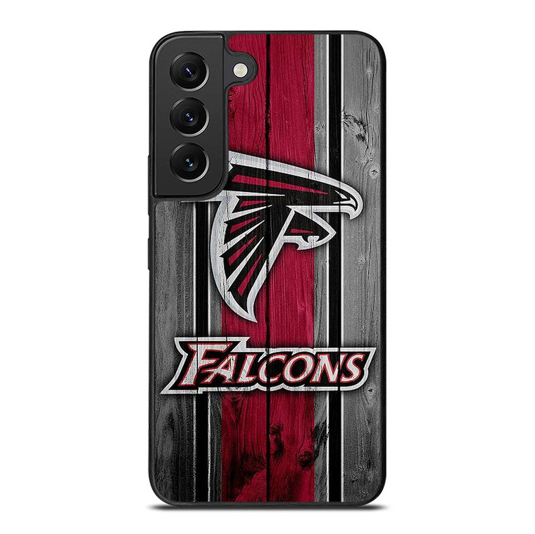 ATLANTA FALCONS WOODEN LOGO Samsung Galaxy S22 Plus Case Cover