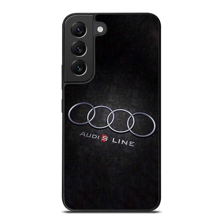 AUDI S LINE CAR EMBLEM Samsung Galaxy S22 Plus Case Cover AUDI S LINE CAR EMBLEM Samsung Galaxy S22 Plus Case Cover