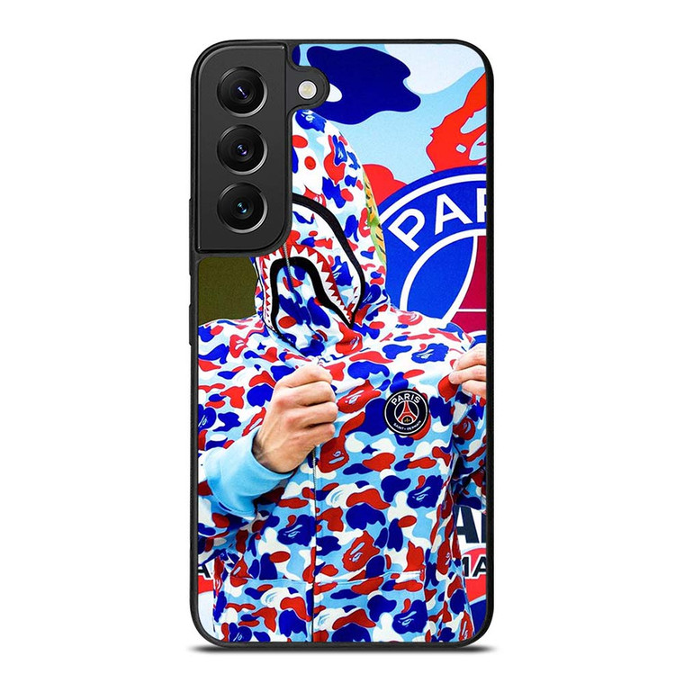 BAPE CAMO PARIS SAINT GERMAIN Samsung Galaxy S22 Plus Case Cover
