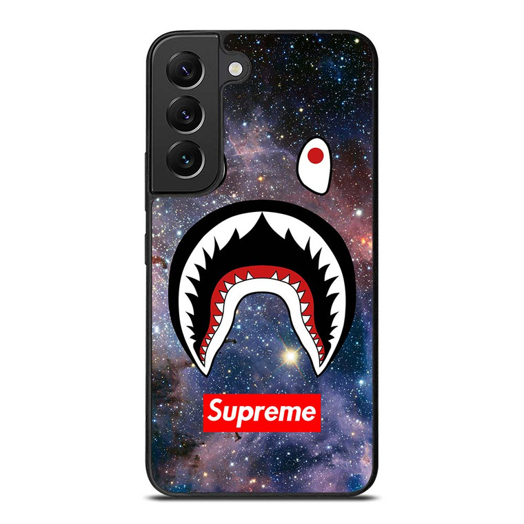 BAPE CAMO SHARK SUPREME NEBULA Samsung Galaxy S22 Plus Case Cover BAPE CAMO SHARK SUPREME NEBULA Samsung Galaxy S22 Plus Case Cover