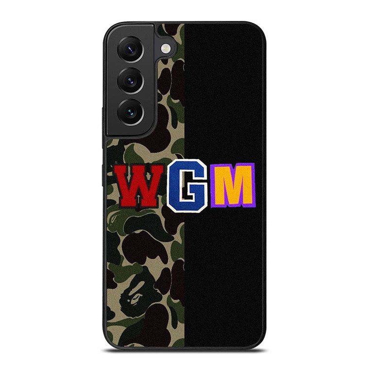 BAPE WGM CAMO Samsung Galaxy S22 Plus Case Cover