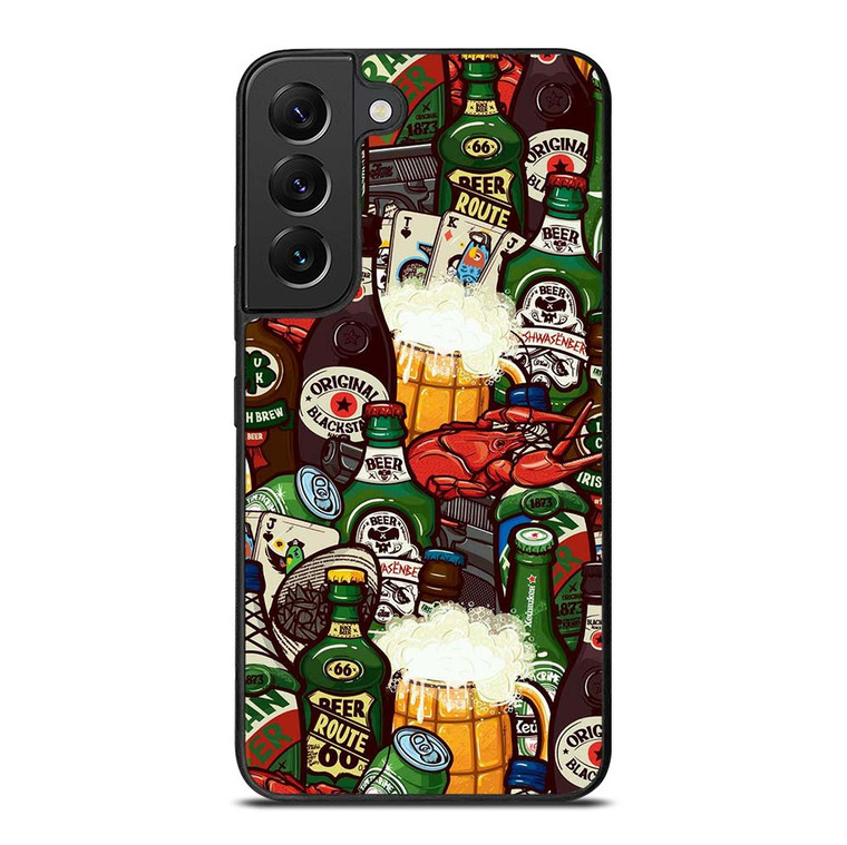 BEER BOTTLE CARTOON Samsung Galaxy S22 Plus Case Cover BEER BOTTLE CARTOON Samsung Galaxy S22 Plus Case Cover