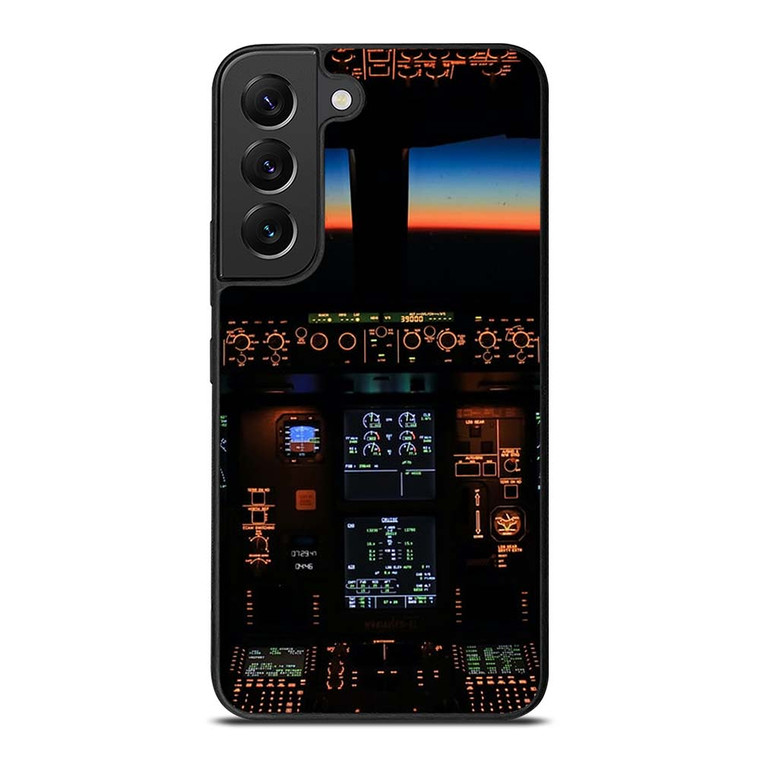 BOEING PLANE COCKPIT Samsung Galaxy S22 Plus Case Cover BOEING PLANE COCKPIT Samsung Galaxy S22 Plus Case Cover