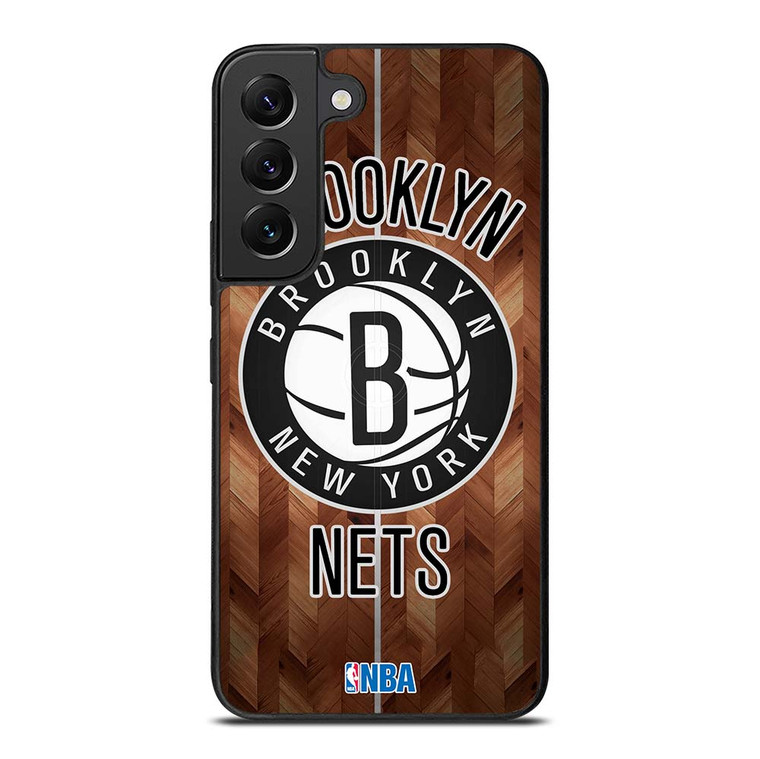 BROOKLYN NETS WOODEN LOGO Samsung Galaxy S22 Plus Case Cover