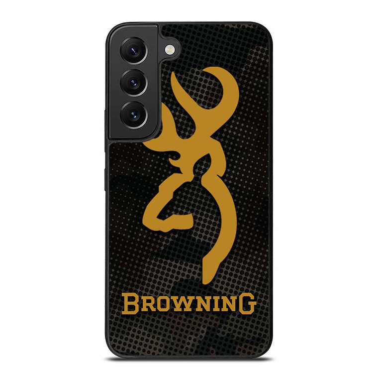 BROWNING ARMS CAMO CARBON Samsung Galaxy S22 Plus Case Cover BROWNING ARMS CAMO CARBON Samsung Galaxy S22 Plus Case Cover
