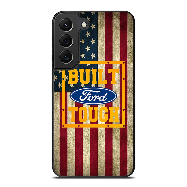 BUILT FORD TOUGH USA FLAG Samsung Galaxy S22 Plus Case Cover