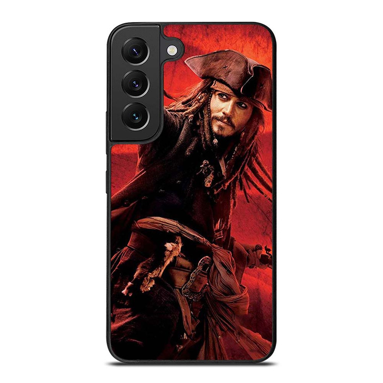 CAPTAIN JACK PIRATES OF THE CARIBBEAN POSTER Samsung Galaxy S22 Plus Case Cover