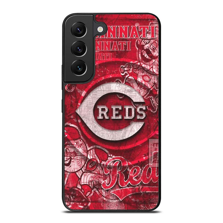 CINCINNATI REDS BASEBALL LOGO Samsung Galaxy S22 Plus Case Cover
