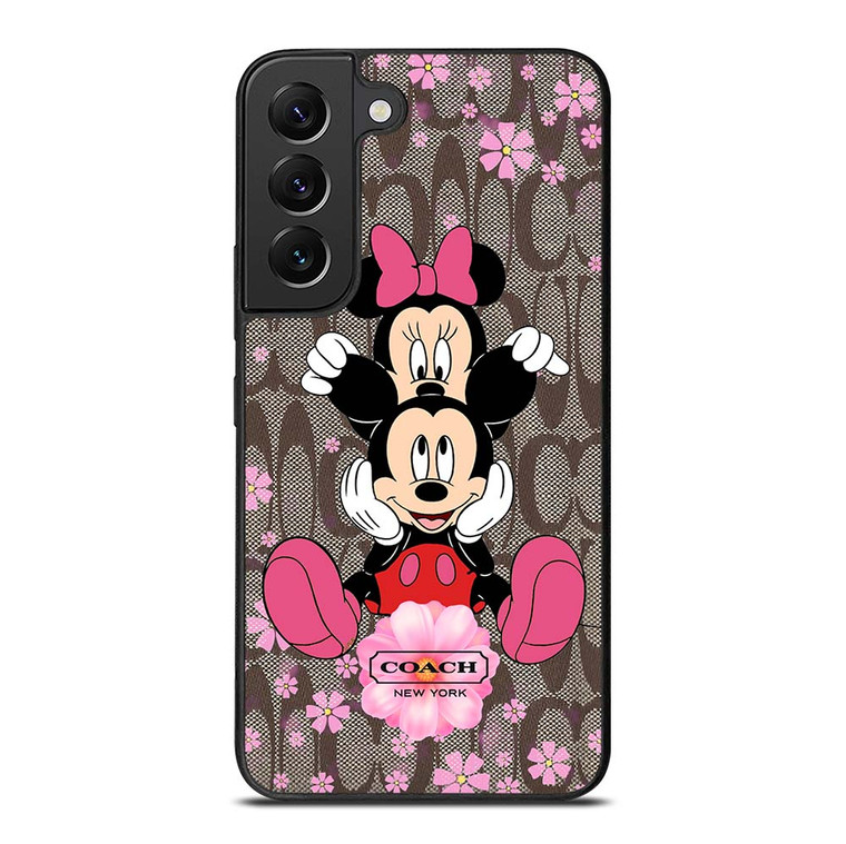 COACH MICKEY and MINNIE MOUSE Samsung Galaxy S22 Plus Case Cover